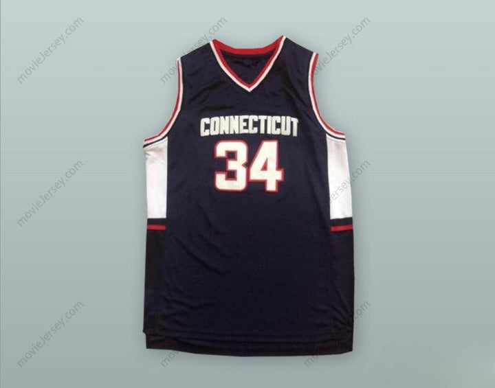 CUSTOM ANY Name Number RAY ALLEN 34 BLACK BASKETBALL JERSEY Top Stitched S-6XL