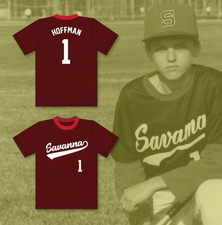 Custom Any Name Number TREVOR HOFFMAN 1  HIGH SCHOOL REBELS MAROON BASEBALL JERSEY 2 Top Stitched S-6XL