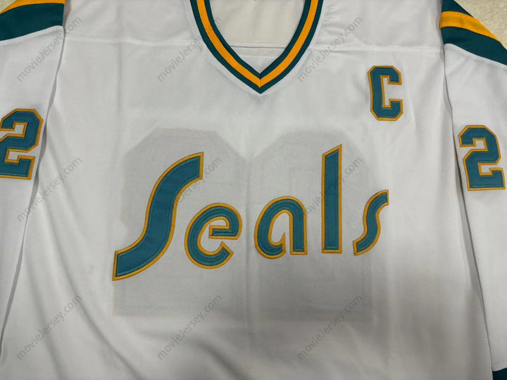Custom Any Name Number JOEY JOHNSTON CALIFORNIA GOLDEN SEALS HOCKEY JERSEY Stitched Top Stitched S-6XL
