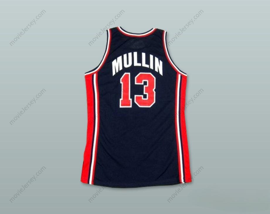 CUSTOM ANY Name Number 1992 CHRIS MULLIN 13 USA AWAY BASKETBALL JERSEY Top Stitched S-6XL