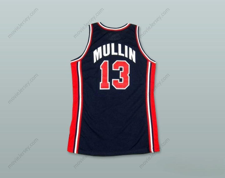 CUSTOM ANY Name Number 1992 CHRIS MULLIN 13 USA AWAY BASKETBALL JERSEY Top Stitched S-6XL