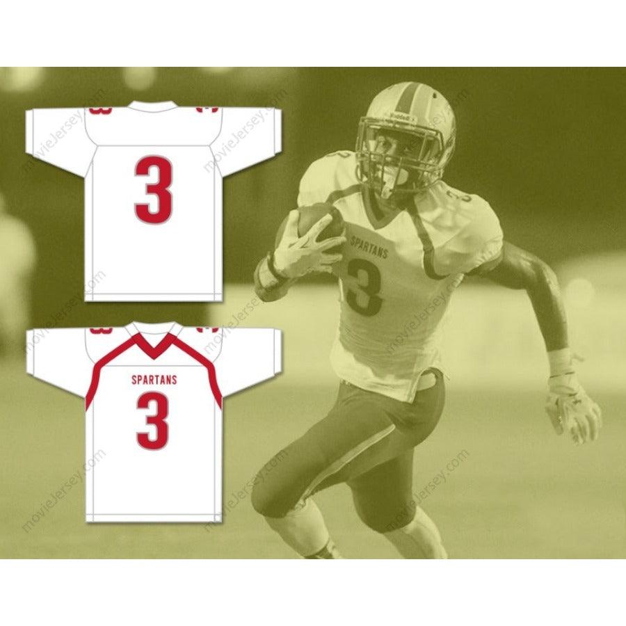 CUSTOM ANY Name Number VELUS JONES JR. 3 SARALAND HIGH SCHOOL SPARTANS Football Jersey Top Stitched S-6XL
