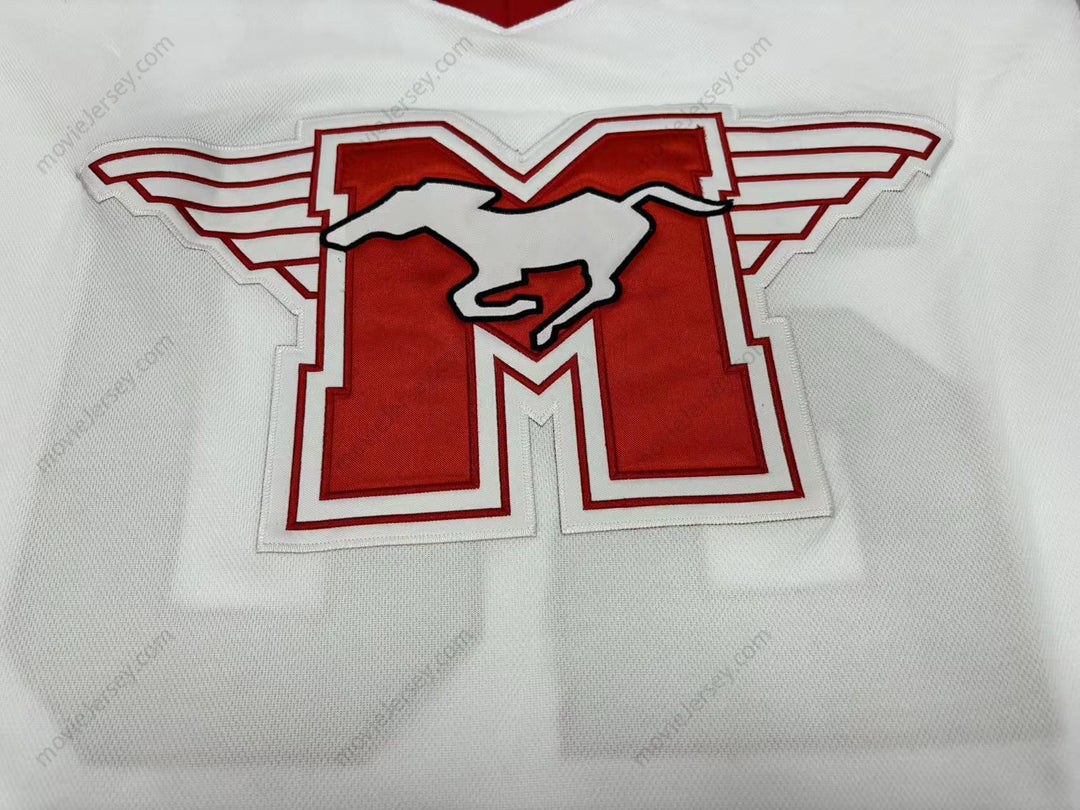 Custom Any Name Number KEANU REEVES HEAVER 20 HAMILTON MUSTANGS HOCKEY JERSEY YOUNGBLOOD MOVIE Stitched Top Stitched S-6XL