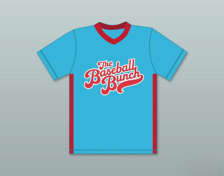 Custom Any Name Number THE BASEBALL BUNCH LIGHT BLUE BASEBALL JERSEY Top Stitched S-6XL