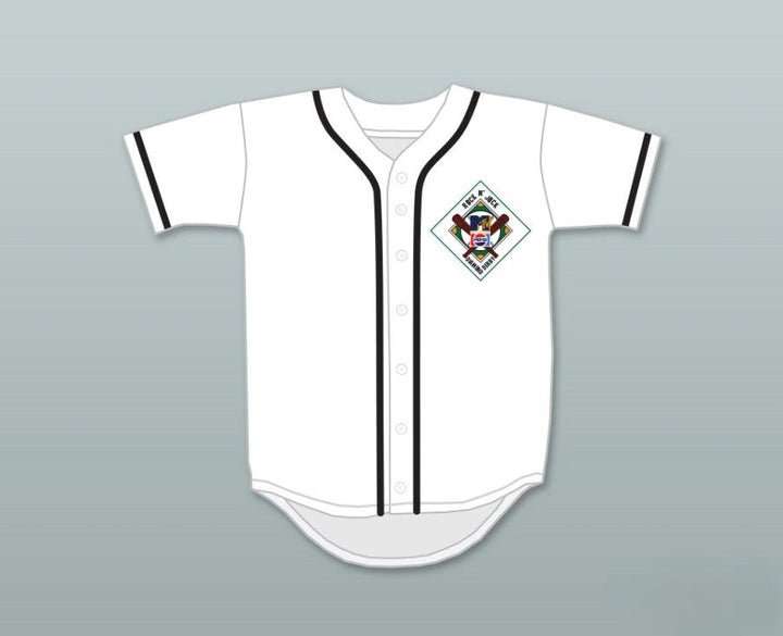 Custom Any Name Number SHAWON DUNSTON 15 SALAMANDERS BASEBALL JERSEY 1ST ANNUAL ROCK N' JOCK DIAMOND DERBY 1990 Top Stitched S-6XL