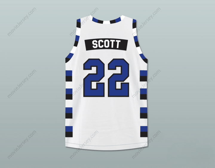 CUSTOM ANY Name Number LUCAS SCOTT 22 ONE TREE HILL RAVENS BASKETBALL JERSEY Top Stitched S-6XL