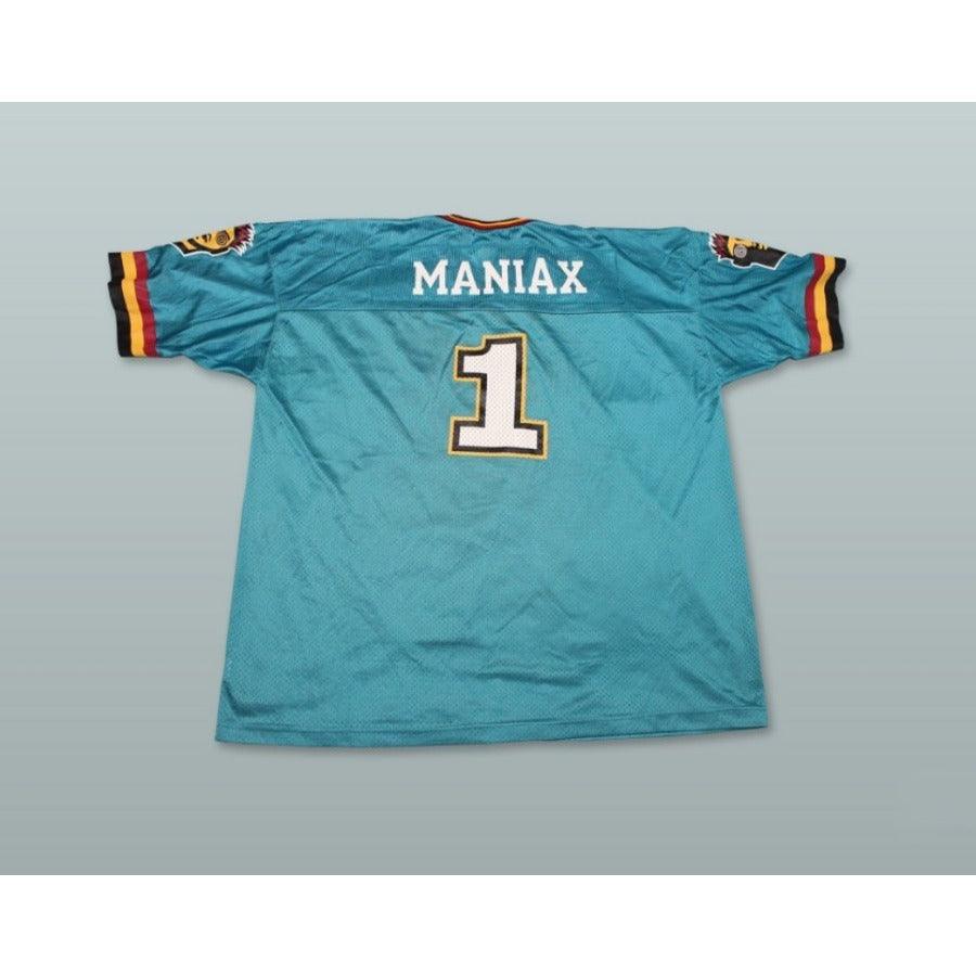 CUSTOM ANY Name Number MEMPHIS MANIAX 1 FOOTBALL JERSEY INCLUDES EMBROIDERED PATCHES Top Stitched S-6XL