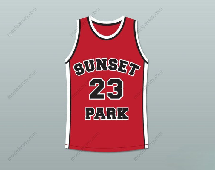 CUSTOM ANY Name Number DE'AUNDRE BONDS BUSY-BEE 23 SUNSET PARK BASKETBALL JERSEY STITCH SEWN Top Stitched S-6XL
