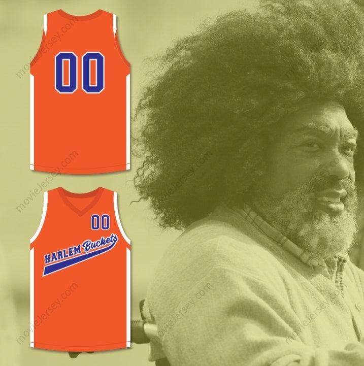 CUSTOM ANY Name Number NATE ROBINSON BOOTS 00 HARLEM BUCKETS BASKETBALL JERSEY UNCLE DREW Top Stitched S-6XL