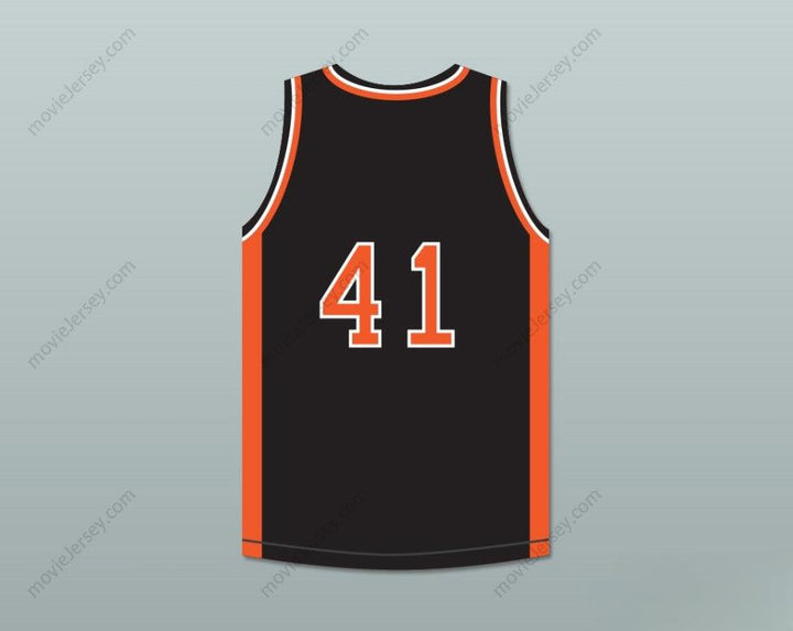 CUSTOM ANY Name Number ANDRE IGUODALA 41 LANPHIER HIGH SCHOOL LIONS BLACK BASKETBALL JERSEY 3 Top Stitched S-6XL