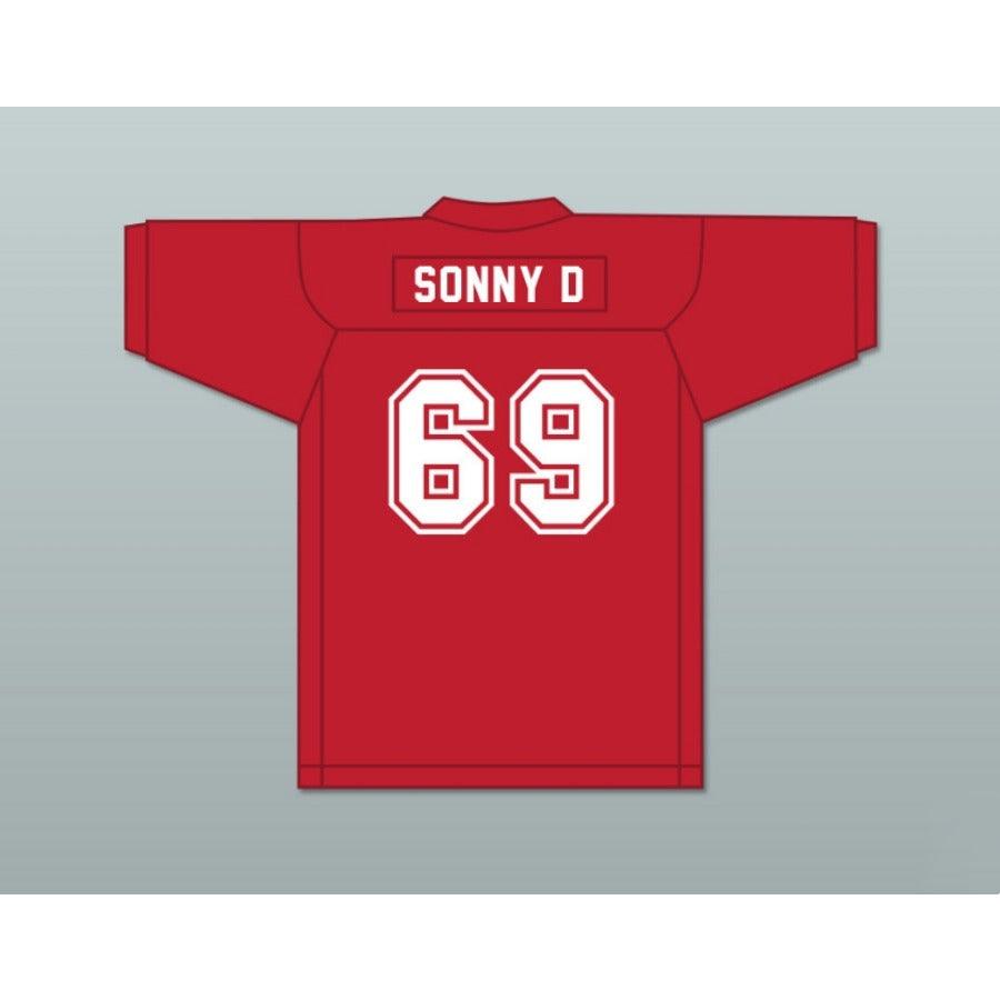 CUSTOM ANY Name Number SONNY D 69 PUTNAM BADGERS HIGH SCHOOL Football Jersey Top Stitched S-6XL