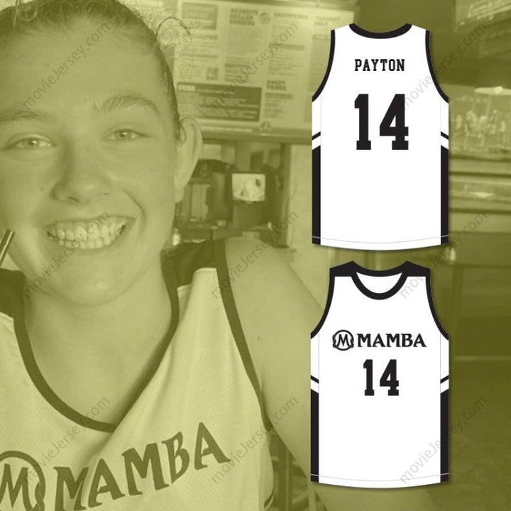 CUSTOM ANY Name Number PAYTON 14 MAMBA BALLERS WHITE BASKETBALL JERSEY VERSION 2 Top Stitched S-6XL