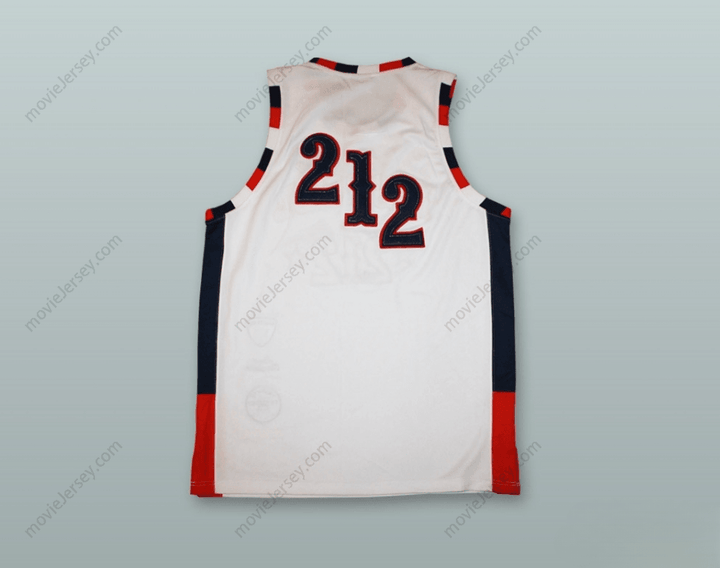 CUSTOM ANY Name Number EASTSIDE 212 WHITE BASKETBALL JERSEY STITCH SEWN Top Stitched S-6XL