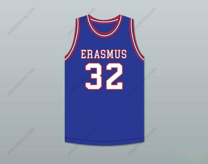 CUSTOM ANY Name Number BILLY CUNNINGHAM 32 ERASMUS HALL HIGH SCHOOL BLUE BASKETBALL JERSEY Top Stitched S-6XL