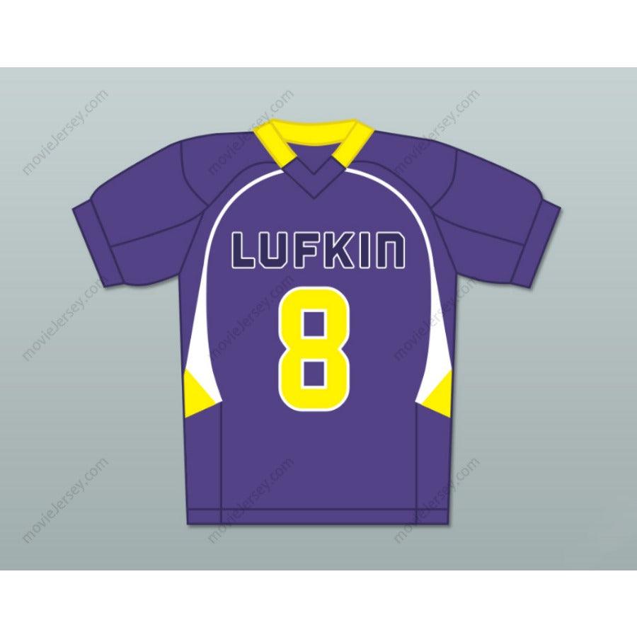 CUSTOM ANY Name Number DEZ BRYANT 8 LUFKIN HIGH SCHOOL PANTHERS AWAY FOOTBALL JERSEY Top Stitched S-6XL
