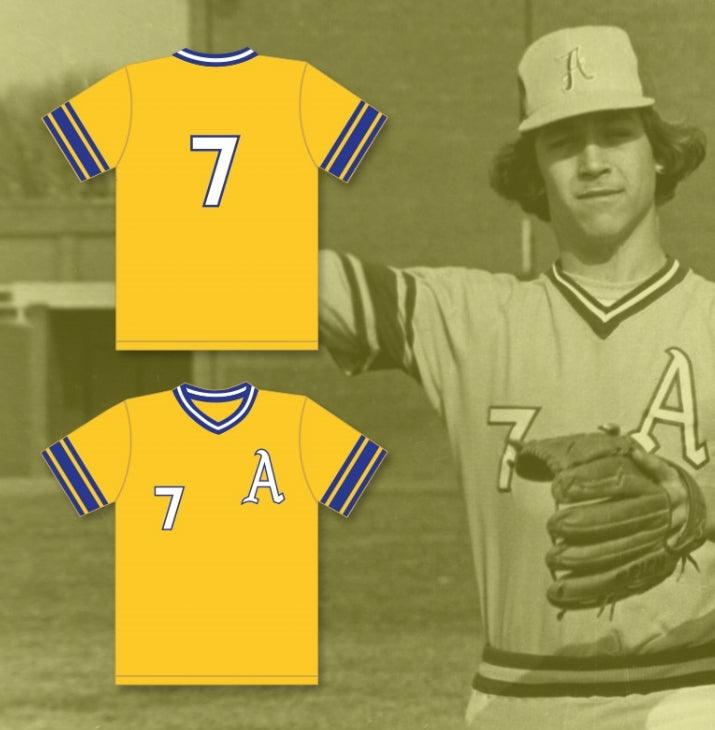 Custom Any Name Number CAL RIPKEN JR 7 ABERDEEN HIGH SCHOOL  YELLOW BASEBALL JERSEY 1 Top Stitched S-6XL