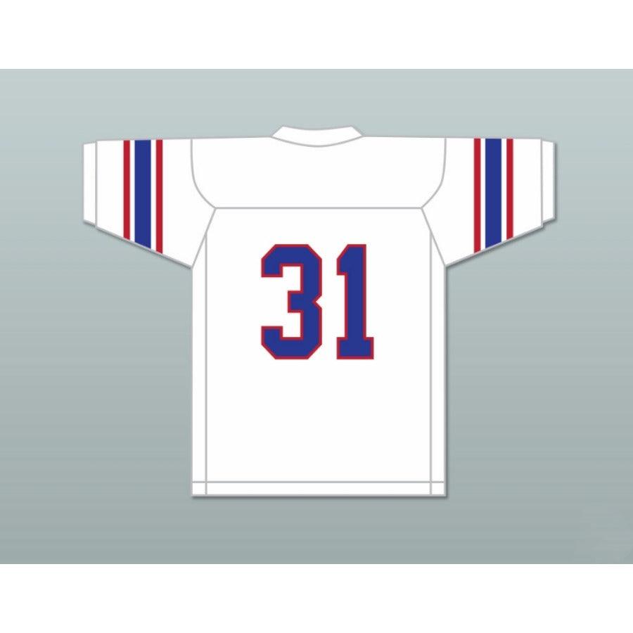 CUSTOM ANY Name Number DANA WHITE 31 HIGH SCHOOL WHITE Football Jersey Top Stitched S-6XL