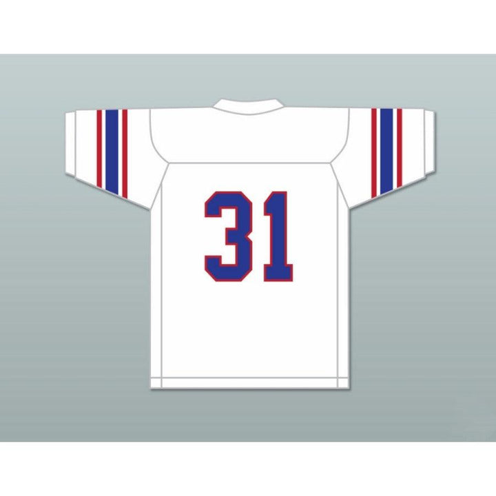 CUSTOM ANY Name Number DANA WHITE 31 HIGH SCHOOL WHITE Football Jersey Top Stitched S-6XL