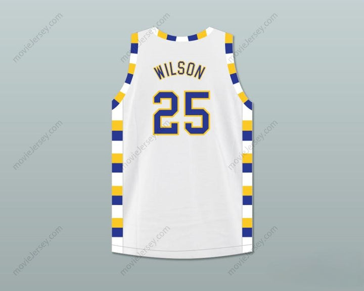 CUSTOM ANY Name Number BEN WILSON 25 SIMEON CAREER ACADEMY WOLVERINES WHITE BASKETBALL JERSEY 3 Top Stitched S-6XL