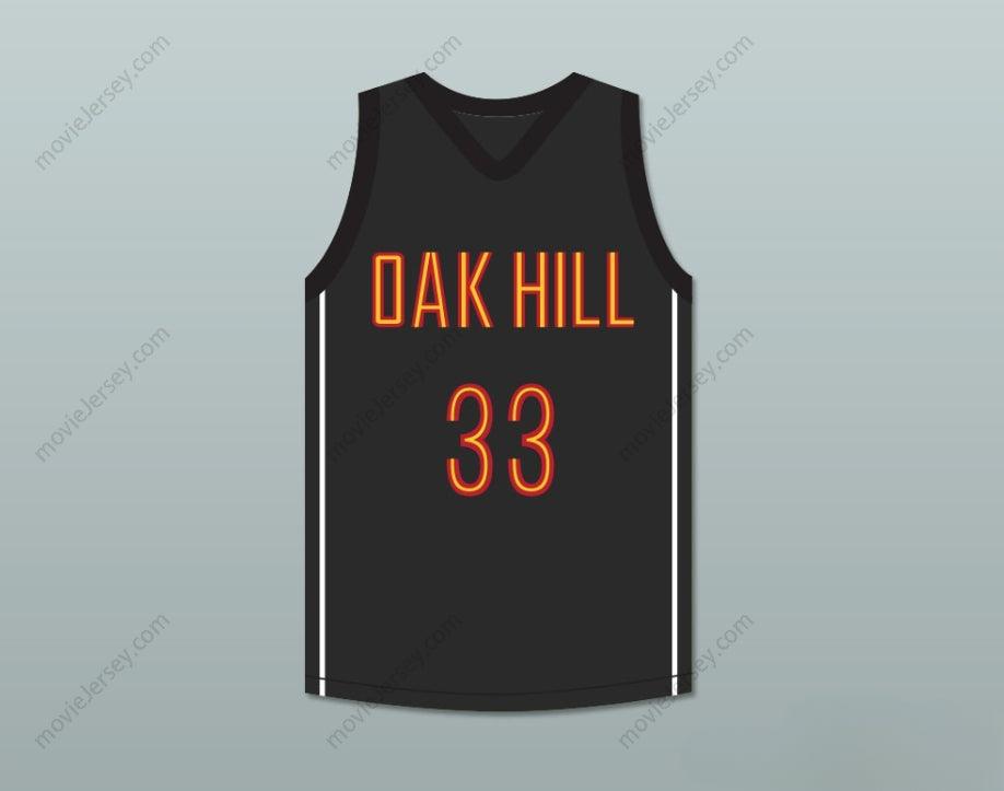 CUSTOM ANY Name Number KEVIN DURANT 33 OAK HILL ACADEMY BLACK BASKETBALL JERSEY Top Stitched S-6XL