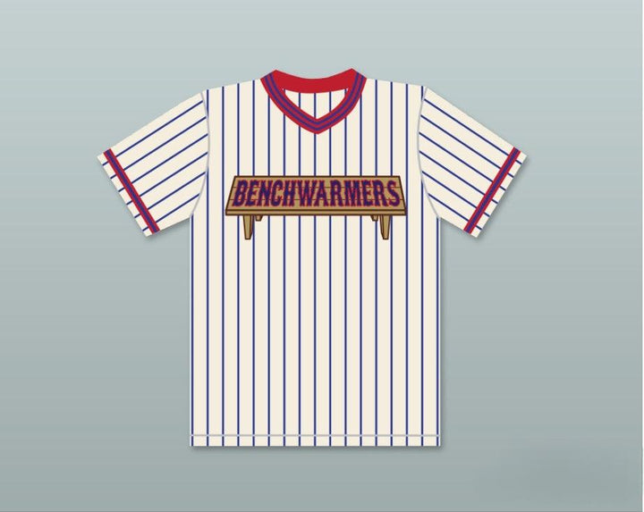 Custom Any Name Number MARCUS ELLWOOD 3 BENCHWARMERS PINSTRIPED BASEBALL JERSEY Top Stitched S-6XL
