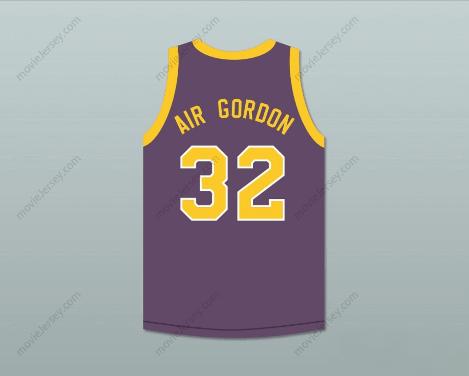 CUSTOM ANY Name Number AIR GORDON 32 PURPLE BASKETBALL JERSEY MARTIN Top Stitched S-6XL