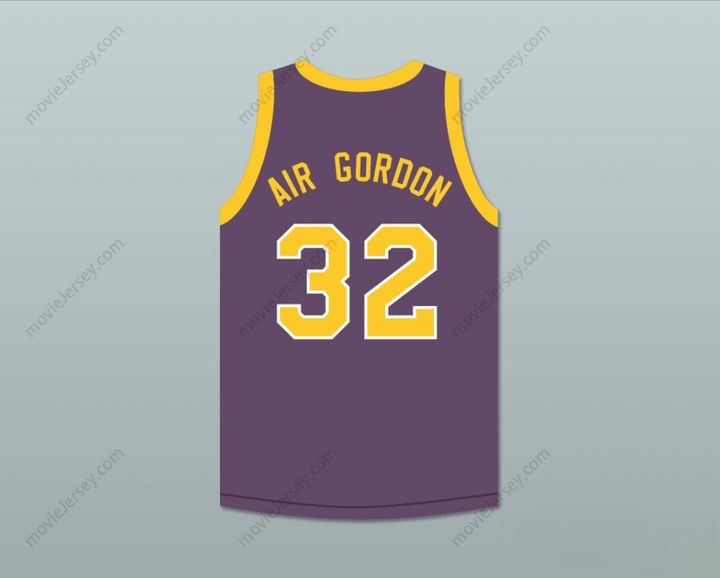 CUSTOM ANY Name Number AIR GORDON 32 PURPLE BASKETBALL JERSEY MARTIN Top Stitched S-6XL