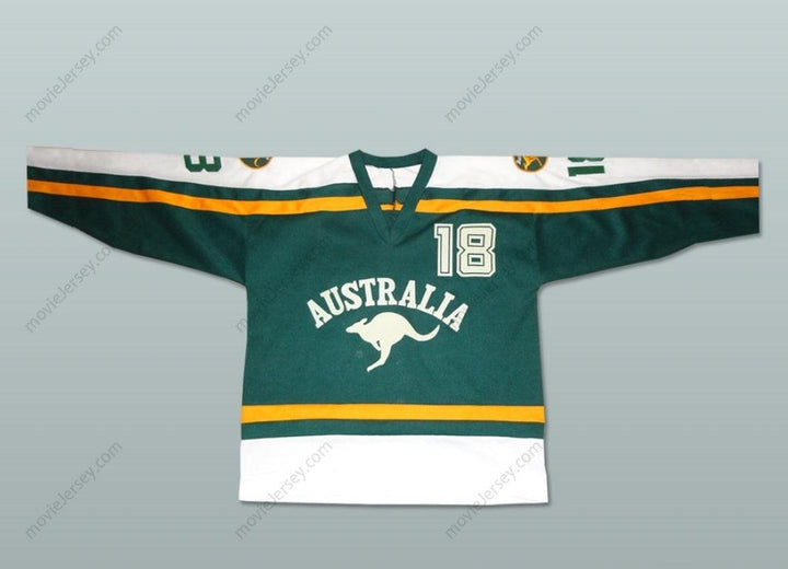 Custom Any Name Number Australia National Team Hockey Jersey Any Player or Number Stitched Top Stitched S-6XL