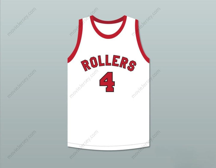 CUSTOM ANY Name Number DINO MARTIN 4 PROVIDENCE STEAMROLLERS WHITE BASKETBALL JERSEY 4 Top Stitched S-6XL