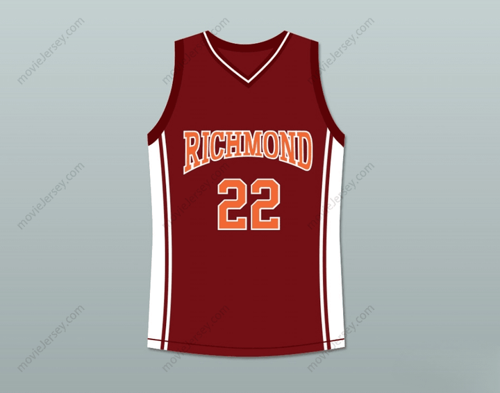 CUSTOM ANY Name Number TIMO CRUZ 22 RICHMOND OILERS HOME BASKETBALL JERSEY COACH CARTER Top Stitched S-6XL