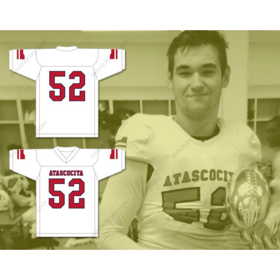 CUSTOM ANY Name Number SAM COSMI 52 ATASCOCITA HIGH SCHOOL  Football Jersey Top Stitched S-6XL
