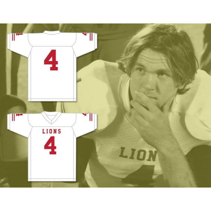 CUSTOM ANY Name Number WYATT ROBERTS 4 EMCC LIONS ALTERNATE Football Jersey Top Stitched S-6XL