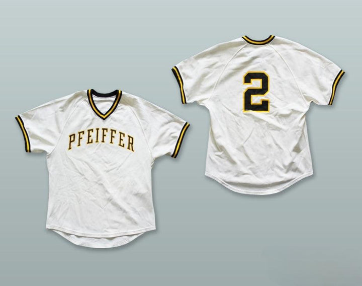 Custom Any Name Number PFEIFFER UNIVERSITY 2 WHITE BASEBALL JERSEY Top Stitched S-6XL