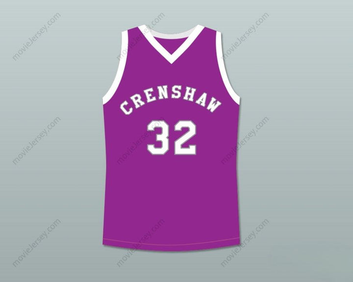 CUSTOM ANY Name Number MONICA WRIGHT 32 CRENSHAW HIGH SCHOOL PURPLE BASKETBALL JERSEY LOVE AND BASKETBALL Top Stitched S-6XL