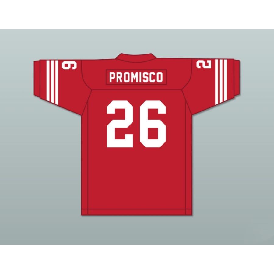 CUSTOM ANY Name WINDRUNNER DAVE PROMISCO 26 MUSTANGS HIGH SCHOOL RED FOOTBALL JERSEY Top Stitched S-6XL