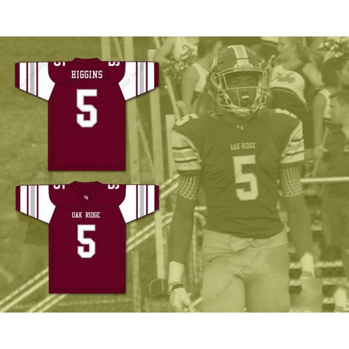 CUSTOM ANY Name Number TEE HIGGINS 5 OAK RIDGE HIGH SCHOOL WILDCATS Football Jersey Top Stitched S-6XL