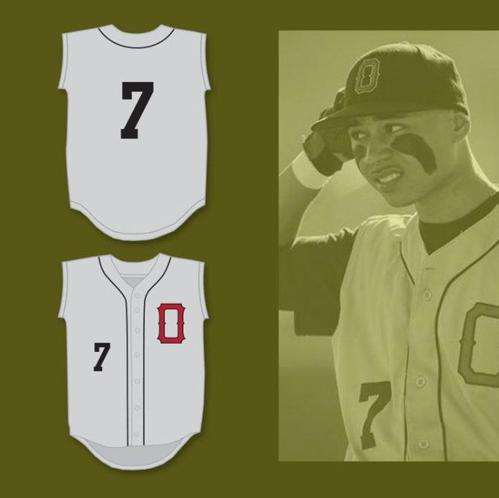 Custom Any Name Number MOOKIE BETTS 7 JOHN OVERTON HIGH SCHOOL  GRAY BASEBALL JERSEY 1 Top Stitched S-6XL