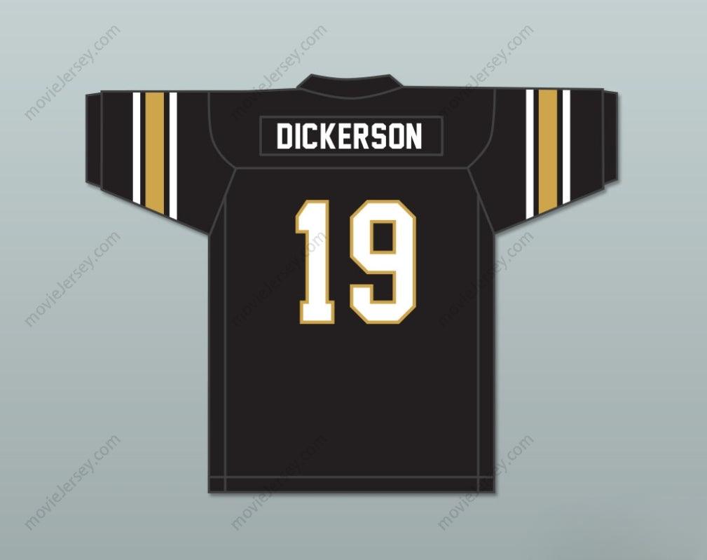CUSTOM ANY Name Number ERIC DICKERSON 19 SEALY HIGH SCHOOL TIGERS BLACK FOOTBALL JERSEY Top Stitched S-6XL