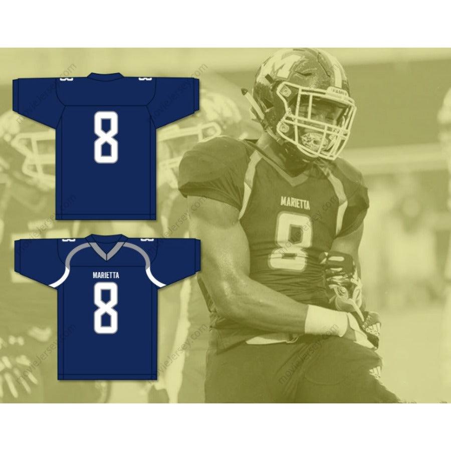 CUSTOM ANY Name Number AZEEZ OJULARI 8 MARIETTA HIGH SCHOOL Football Jersey Top Stitched S-6XL