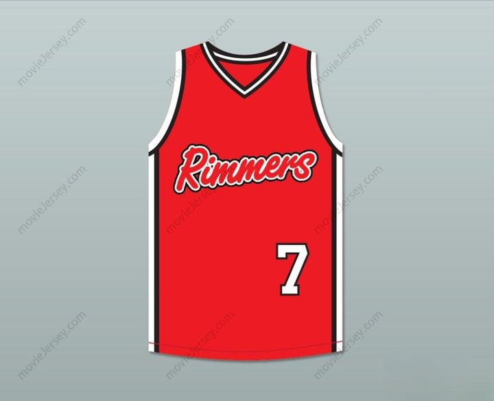 CUSTOM ANY Name Number GROVE STREET FAMILIES 7  RIMMERS RED BASKETBALL JERSEY Top Stitched S-6XL