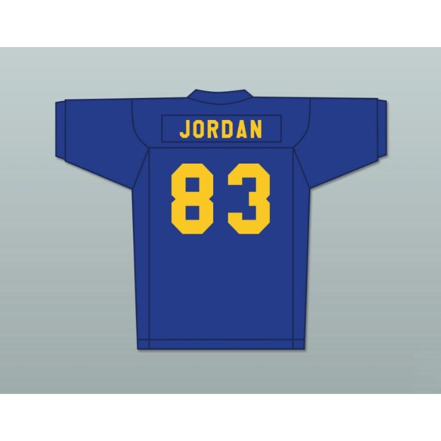 CUSTOM ANY Name Number BUCCANEERS BLUE MICHAEL JORDAN 83 Football Jersey Top Stitched S-6XL