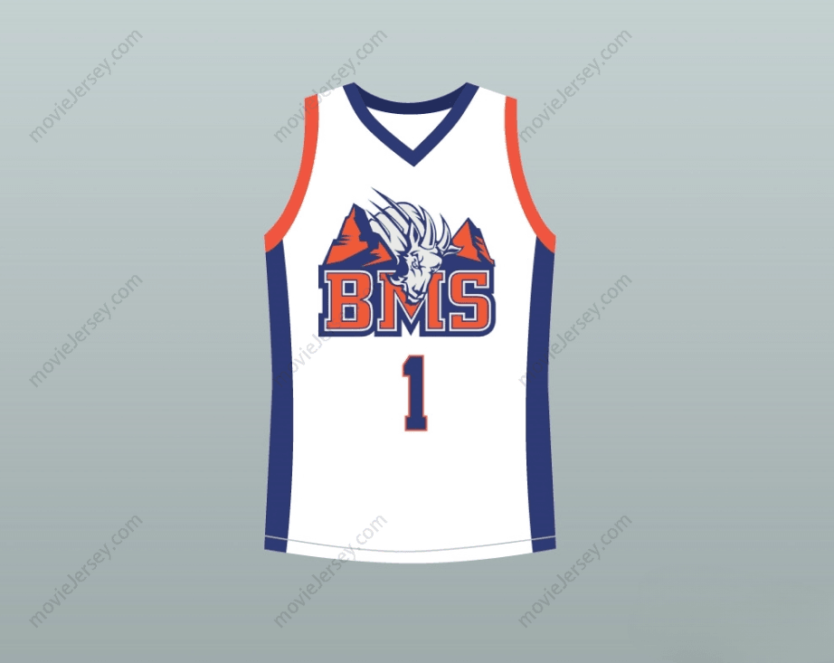 CUSTOM ANY Name Number HARMON TEDESCO 1 BLUE MOUNTAIN STATE GOATS BASKETBALL JERSEY STITCH SEWN Top Stitched S-6XL