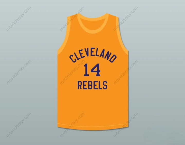 CUSTOM ANY Name Number ED SADOWSKI 14  REBELS ORANGE BASKETBALL JERSEY Top Stitched S-6XL