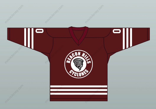 Custom Any Name Number Derek Hale 00 Beacon Hills Cyclones Hockey Jersey Teen Wolf TV Series Top Stitched S-6XL