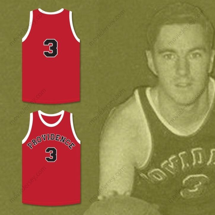 CUSTOM ANY Name Number ERNIE CALVERLEY 3 PROVIDENCE STEAMROLLERS RED BASKETBALL JERSEY Top Stitched S-6XL