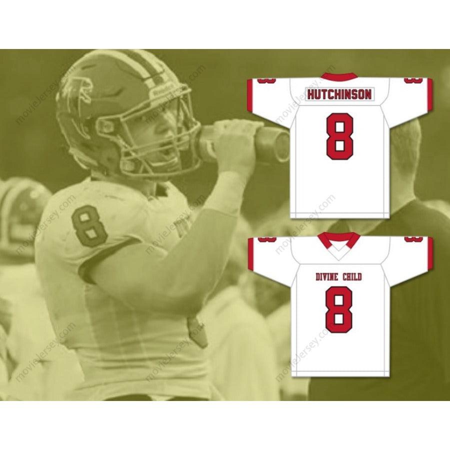 CUSTOM ANY Name Number AIDAN HUTCHINSON 8 DIVINE CHILD HIGH SCHOOL FALCONS Football Jersey Top Stitched S-6XL