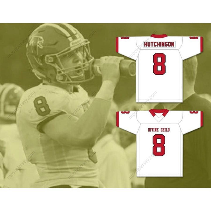 CUSTOM ANY Name Number AIDAN HUTCHINSON 8 DIVINE CHILD HIGH SCHOOL FALCONS Football Jersey Top Stitched S-6XL