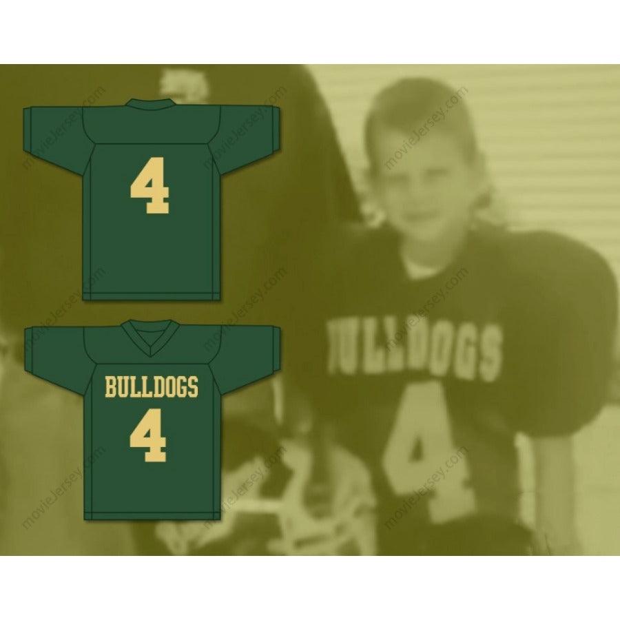 CUSTOM ANY Name Number JOE BURROW 4 ATHENS MIDDLE SCHOOL BULLDOGS GREEN Football Jersey Top Stitched S-6XL