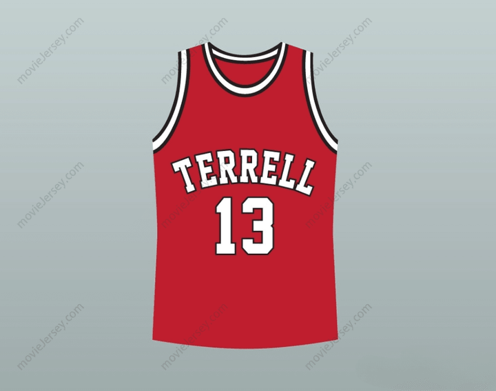 CUSTOM ANY Name Number ERIC BISHOP JAMIE FOXX  TIGERS 13 HIGH SCHOOL BASKETBALL JERSEY Top Stitched S-6XL