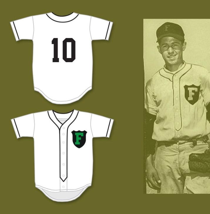 Custom Any Name Number RON SANTO 10  HIGH SCHOOL QUAKERS WHITE BASEBALL JERSEY 1 Top Stitched S-6XL